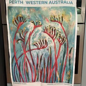 Kangaroo Paws Tea Towel
