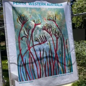 Tea Towel - Kangaroo Paws