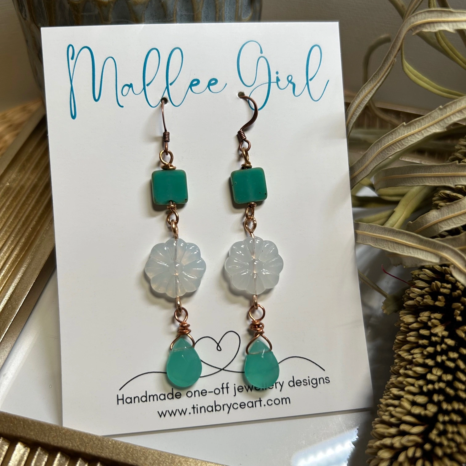 Mallee Girl Designs Earrings - White Lady - Image 2